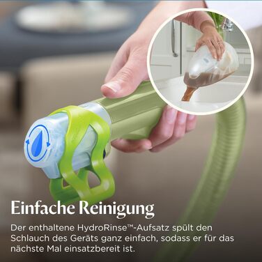 BISSELL Little Green: портативний мийний пилосос для килимів та м'яких меблів. Ефективне видалення плям та бруду. Потужний 340W мотор, модель 4098N