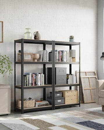 SONGMICS 2-Piece Adjustable Shelf Unit