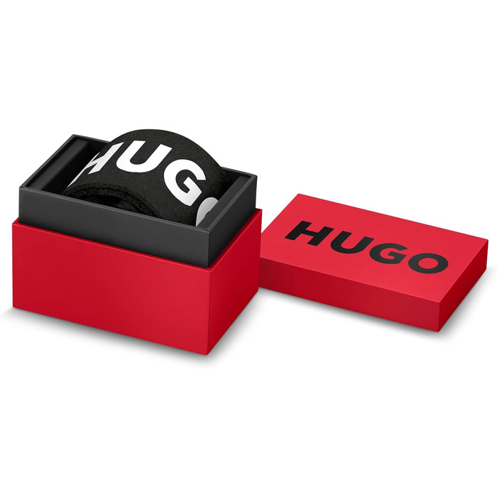 HUGO чоловічий кварцовий годинник #First-Kolleкція - з металевим або шкіряним ремінцем (Blue, Stainless steel)