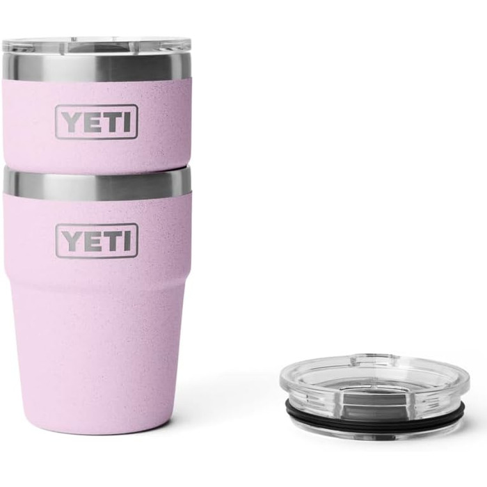 YETI Rambler Stackable Cup with MagSlider Lid - 16 oz (475 ml) - Cherry Blossom