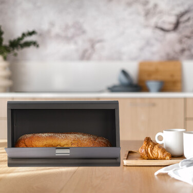 Relaxdays Stainless Steel Bread Box