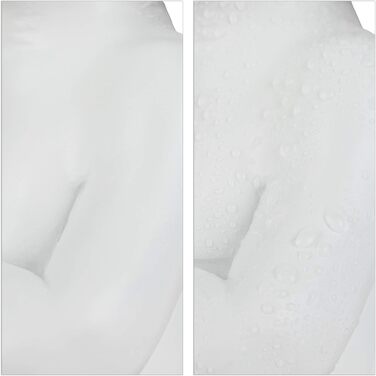 Relaxdays Guardian Angel, kneeling & praying, graceful, weather-resistant, frost-proof, grave ornament, protective angel, artificial stone, white