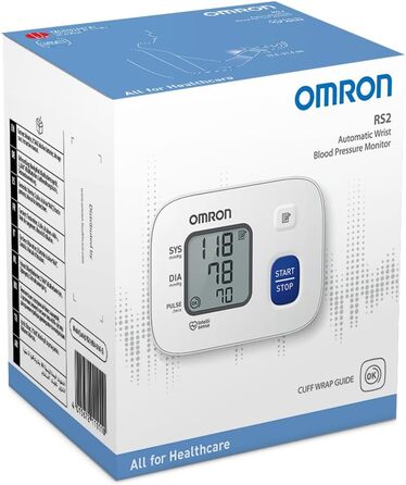 Тонометр на зап'ясті Omron RS2 - вимірювання артеріального тиску
