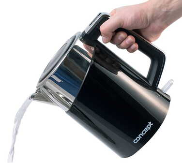 Електричний чайник Concept RK-3171, 2200 Вт, 1,7 л, чорний