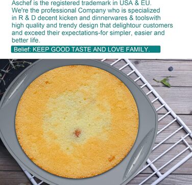 Набір форм для випічки Aschef: кекс, мафіни, хліб, піца. Силікон з антипригарним покриттям, скребок для тіста, пензлик, мірні ложки.