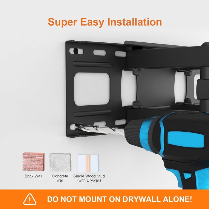 Кріплення для телевізора GRIFEMA: поворотне, нахильне, висувне, універсальне для телевізорів 32-80 дюймів, до 60 кг, VESA 600x400 мм