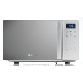Мікрохвильова піч Hisense H20MOMS4HG з грилем, 20 л, 800 Вт, електронне керування, LED-дисплей, срібляста