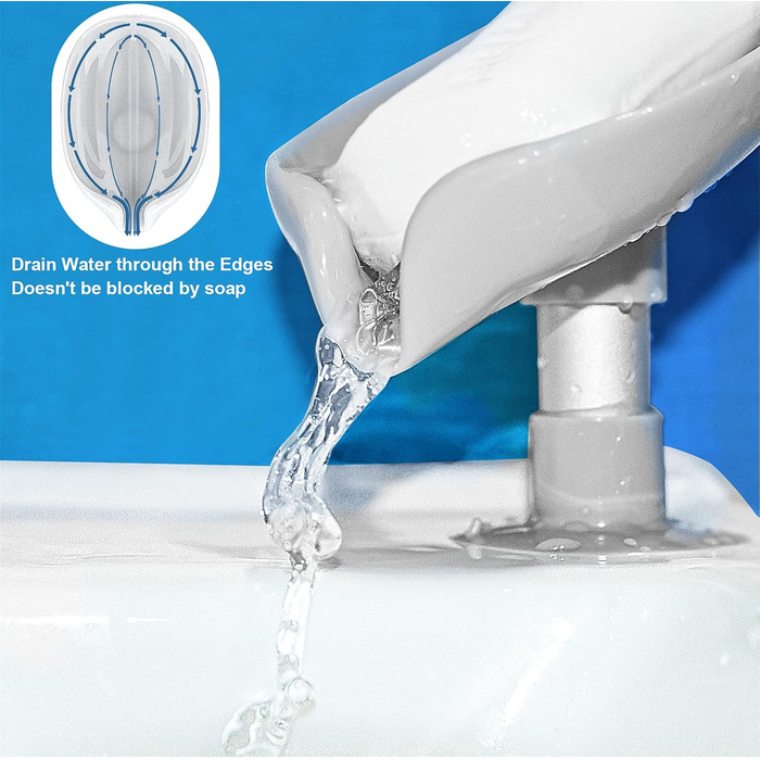 Тримач для мила з нержавіючої сталі, листяний, самостійно спорожняється, без отворів, легко чиститься, з присоскою, для душу, ванної кімнати, кухонної мийки (сірий + зелений), 2 шт.