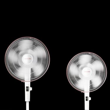 Вентилятор Cecotec EnergySilence 1030 SmartExtreme: 16 дюймів, 28W, DC-двигун, 24 швидкості, 3 режими, осциляція, тиха робота, регулювання висоти, 10 лопатей, білий
