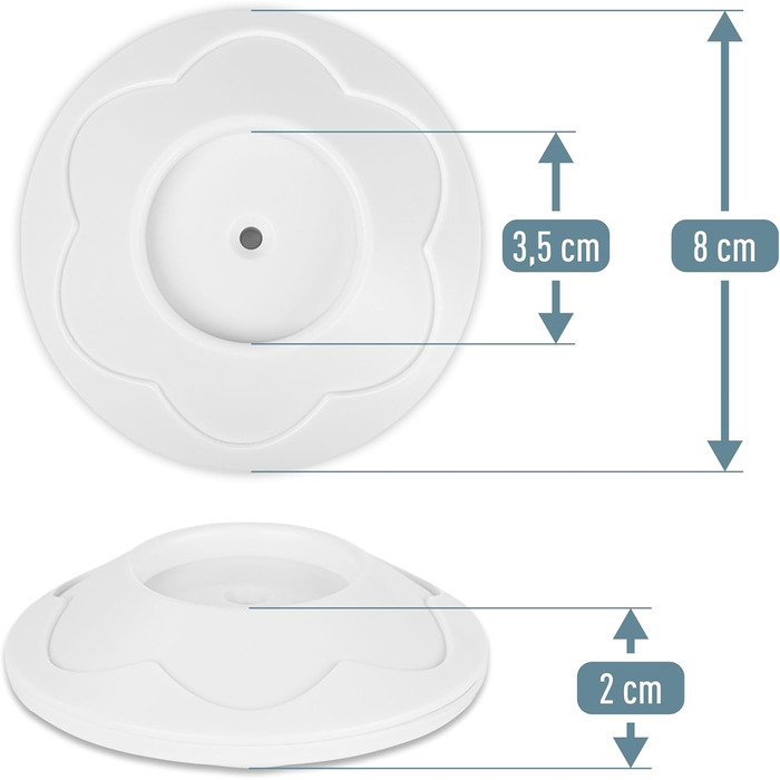 Захист для сходів IB Style Berrin - сітка для дітей та собак, без свердління, чорний, 67-75 см (4 накладки на стіну)