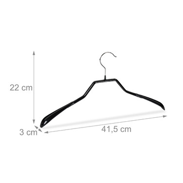 Relaxdays Suit Hanger, Non-Slip