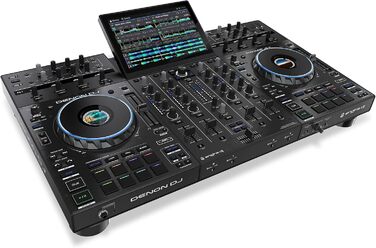 Denon DJ PRIME 4+ - DJ контролер з розділенням STEM, Wi-Fi, сенсорний екран 10.1
