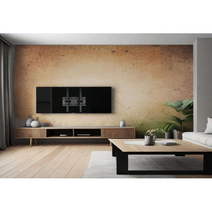 Кронштейн для телевізора 25-80 дюймів, до 80 кг, регульований навіс для ТВ