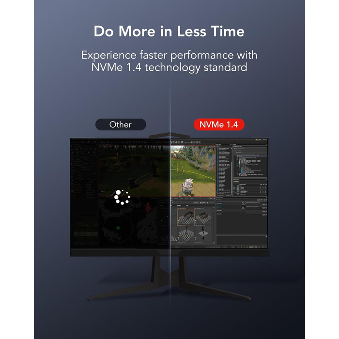 SSD Lexar NM610 PRO 500GB M.2 PCIe Gen3x4 NVMe - Внутрішній SSD для ноутбука та ПК