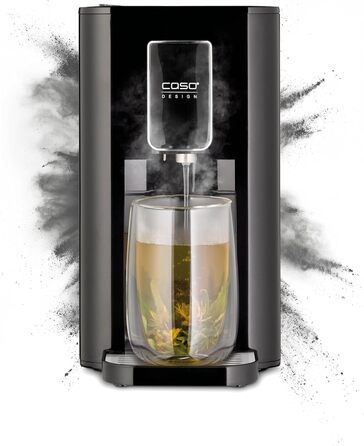 CASO HW 550 -Turbo Hot Water Dispenser, for preparing tea, instant coffee, baby food. Water tank with 2.9 l capacity, 7 adjustable temperature levels from 40-100 °C in 10 °C increments.