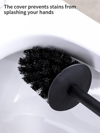 Набір для чищення унітазу з нержавіючої сталі, підлоговий, для ванної кімнати (білий)