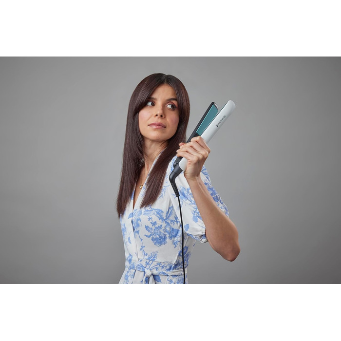 Випрямляч для волосся Remington Shine Therapy S8500 з керамічним покриттям, аргановою олією та вітаміном E, LCD-дисплей, 150-230°C