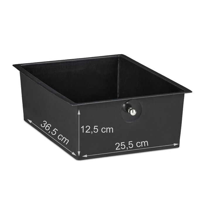 Relaxdays Rolling Cart with 4 Drawers