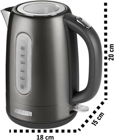 Електричний чайник SENCOR SWK 2727MB (1.7 л, багато кольорів)