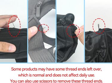 Чоловіча/Жіноча поясна сумка на пояс, шкіряна, водонепроникна, для спорту, подорожей та активного відпочинку (чорна)