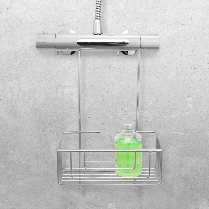 kowald ® Shower Caddy for Hanging on the Faucet - Stainless Steel - 100% Rustproof