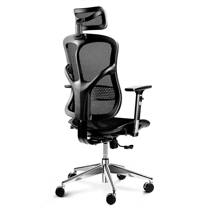 Ергономічне крісло Diablo Chairs V-Basic, тканина, чорне