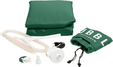 Надувна ванна Tubble® Royale 255 літрів - складана ванна для дорослих, 188 см, швидкий монтаж, для дому та вулиці, домашнє спа, крижана ванна (255 л, Emerald Green)