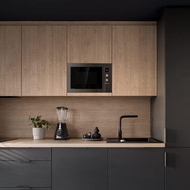 Вбудована мікрохвильова піч Cecotec GrandHeat 2550 з грилем, 25л, 1320W, 8 функцій, нержавіюча сталь