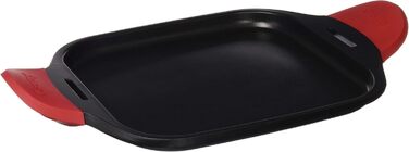 CASTEY IP45 Grill Pans, Aluminium, Black (35 cm)