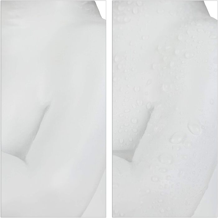 Relaxdays Guardian Angel, kneeling & praying, graceful, weather-resistant, frost-proof, grave ornament, protective angel, artificial stone, white