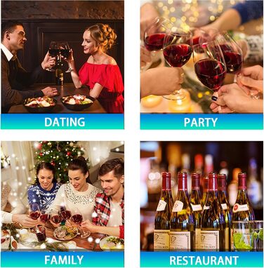Electric Wine Aerator Pourer, Portable One-Touch Wine Decanter and Wine Dispenser Pump for Red and White Wine Multi-Smart Automatic Wine Oxidation Dispenser, USB Rechargeable (Rot01)