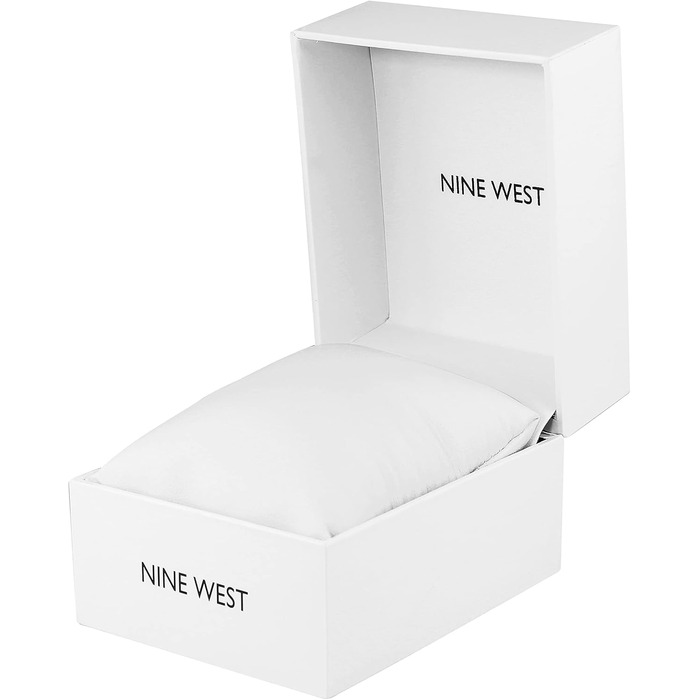 Жіночий годинник Nine West з металевим плетенням (Mesh Bracelet) у кольорах срібло та рожеве золото