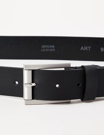 Жіночий ремінь MGM Bellisima шкіряний чорний 85 см