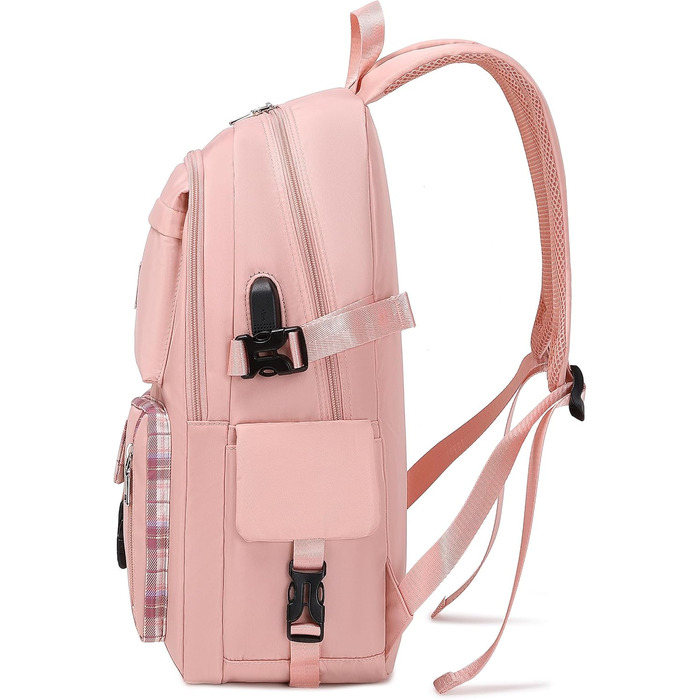 Жіночий рюкзак Acmebon для ноутбука, рожевий, місткий, модний, повсякденний