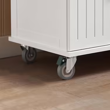 SoBuy Kitchen Cart with Wheels, Kitchen Island with Worktop, Rolling Cart, Rolling Trolley for Kitchen, Living Room, Dining Room