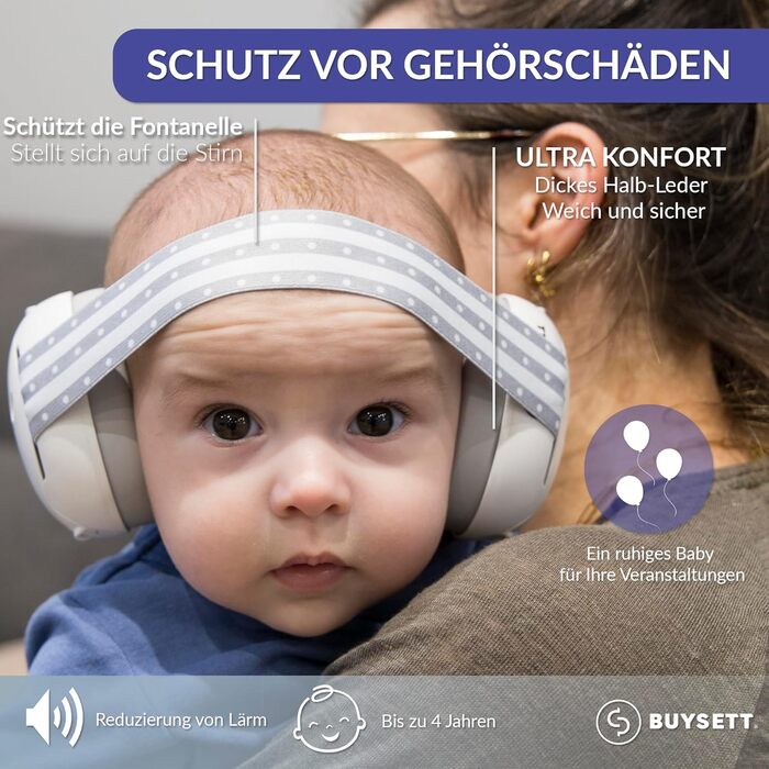 Наголовники для захисту вух дитини - зручні навушники для дітей, шумопоглинання, ідеально для повсякденного використання