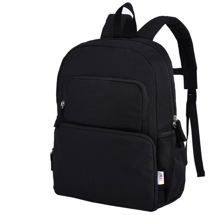 Дитячий рюкзак RAVUO для дівчаток та хлопчиків, шкільний рюкзак з нагрудним ременем, рюкзак для дітей 3-8 років (Чорний)