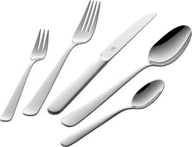 ZWILLING Swing Cutlery Set, 68-piece, for 12 people, 18/10 stainless steel, polished flatware, dishwasher-safe, Silver