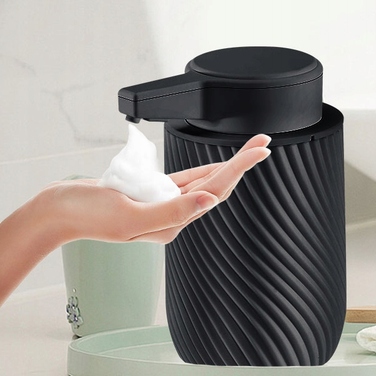 Автоматичний дозатор для мила з сенсором — чорний, 300 мл