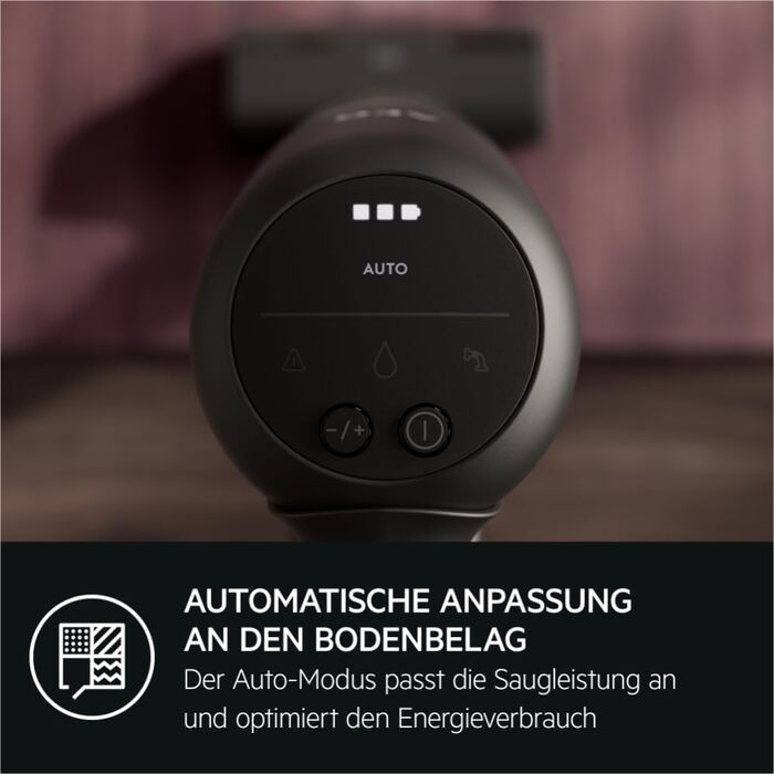 AEG ULTIMATE 7000 ÖKO AP71UB14AM акумуляторний пилосос, надпотужний, ультралегкий 2,2 кг, 70% перероблених матеріалів, до 40 хв роботи, 120 м², 5-ступенева фільтрація, для всіх підлог, автоматичний, матовий чорний