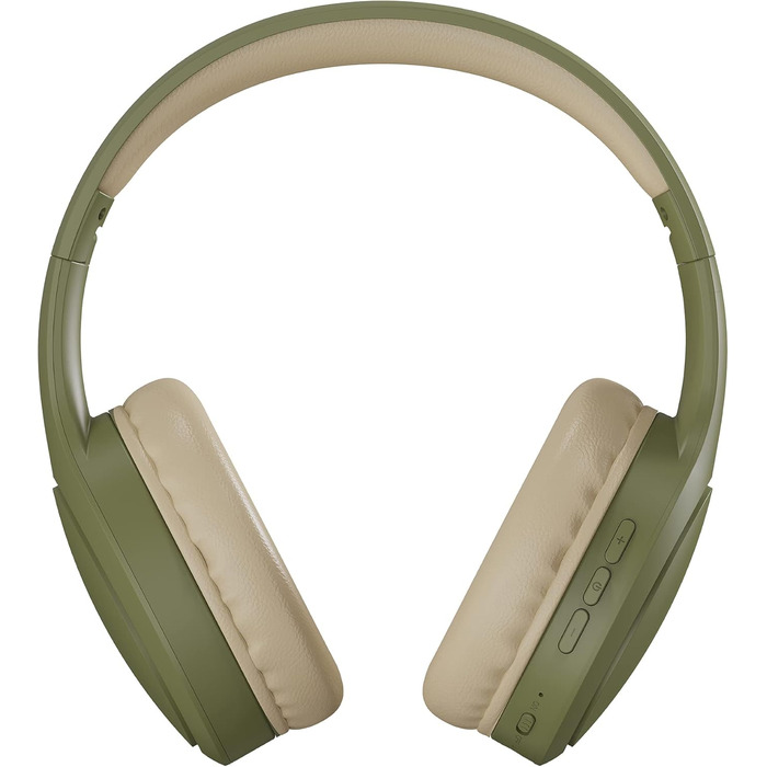 Бездротові навушники T'nB, складні, з пасивною шумоізоляцією, Bluetooth, стерео, мікрофон, до 30 годин роботи, зелені