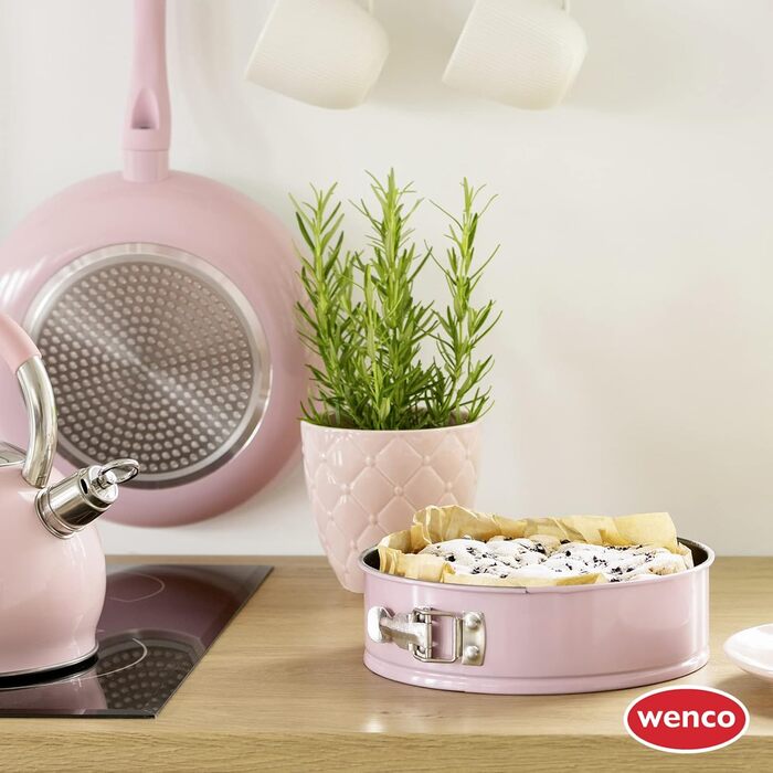 Форма для випічки Wenco Premium Mini-Springform, Ø 18 см, з антипригарним покриттям, з вуглецевої сталі, м'ятно-зелена (Версія 2022)