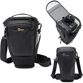 Lowepro ProTactic Toploader - фотосумка для беззеркальної камери/DSLR, 4.5 л, 37x10.5x14 см, для камер з об'єктивом, наплічна сумка для фотографів/відеооператорів (TLZ 75 Pro AW III - new)