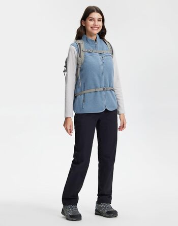 Тепла флісова куртка Pioneer Camp для жінок з капюшоном та блискавкою, Teal Blue, XL