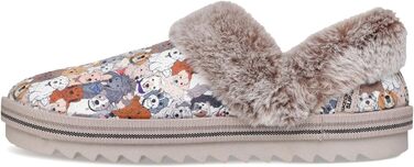 Skechers Bobs Cozy Kiss Paw Jams - Домашні тапочки для жінок, 40 EU, Коричневий/Багатобарвний