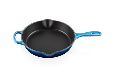 Чавунна сковорода Le Creuset Signature 26 см, 2 л, Azure - для всіх плит та духовки