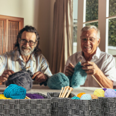 Relaxdays Storage Baskets, 4-Piece Set