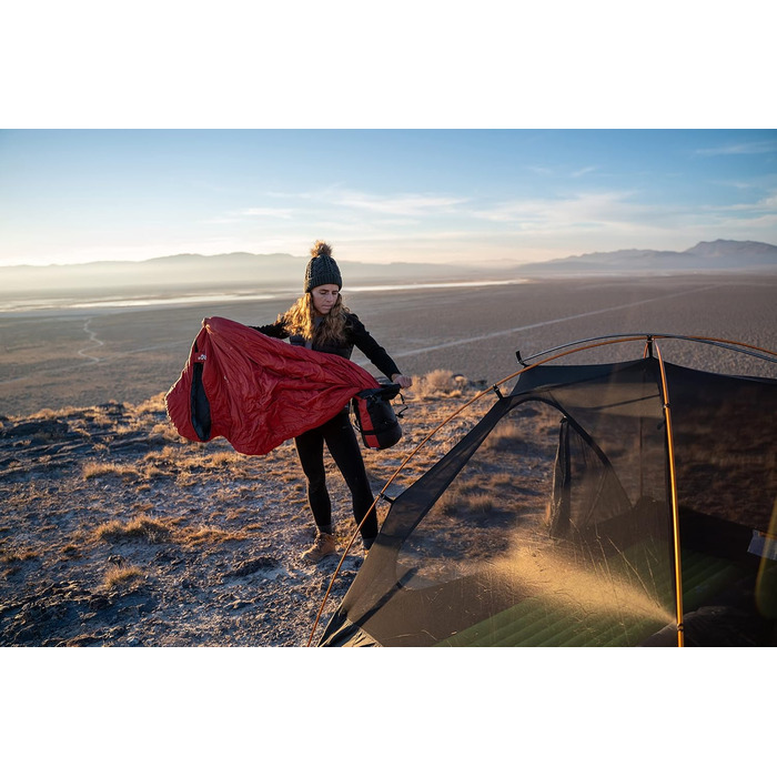 Сплячий мішок Teton Sports LEEF Ultralight Mummy - ультралегкий, 3-4 сезони, для походу, трекінгу та кемпінгу, з мішком для зберігання