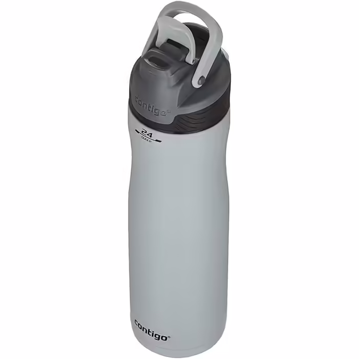 Contigo Autoseal Chill Stainless Steel Water Bottle with Autoseal Technology, Insulated Bottle Keeps Drinks Cold for Up to 28 Hours, Leakproof, BPA-Free, 720 ml (Macaroon)
