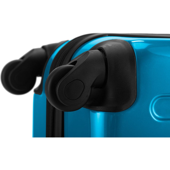 Чемодан Alex Hauptstadtkoffer - ручна поклажа, 55 x 38 x 23 см, 4 колеса, 42 літри, розширюваний, блакитний